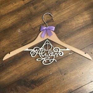 Harry Potter Deathly Hallows wedding dress hanger